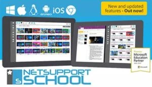 Софтуер за управление работата в класна стая Netsupport school NSS ver.15 +поддръжка 3 год продукт снимка отпред