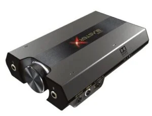 Звукова карта Creative Sound BlasterX G6 7.1 Външна USB преден изглед
