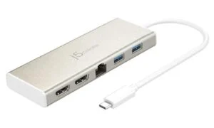 Докинг станция j5 create JCD381 USB-C с два HDMI порта и USB 3.1 портове