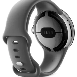 GOOGLE Pixel Watch 41mm (LTE) Silver/Charcoal снимка на часовника върху ръка