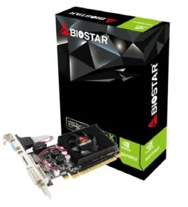 Видео карта BIOSTAR GeForce GT 610 2GB SDDR3 64 bit DVI-I D-Sub HDMI продуктова снимка