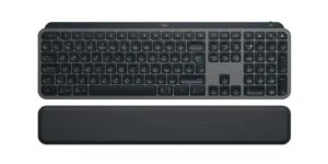 Kлавиатура Logitech MX Keys S Bluetooth Illuminated Черна основен изглед с подсветка