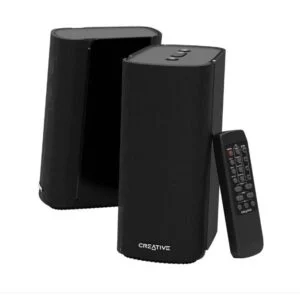 Безжични тонколони Creative T100 40W основен продукт снимка с изчистен дизайн