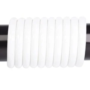 Страничен изглед на Тръба Alphacool AlphaTube HF 16/10 UV 3м Бяла Retailbox