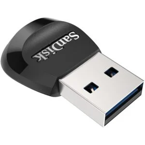 Четец за карти SanDisk MobileMate USB 3.0 UHS-I Micro SDHC Micro SDXC SDDR-B531-GN6NN продукт снимка отпред
