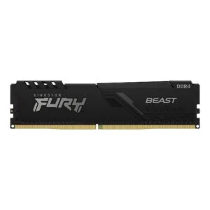Памет Kingston FURY Beast Black 32GB DDR4 3200MHz KF432C16BB/32 продуктова снимка