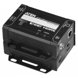 HDMI Extender ATEN VE801 в работна среда с включени кабели