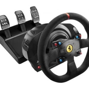 Волан THRUSTMASTER T300 Ferrari Alcantara Edition за PC PS3 PS4 основен изглед отпред