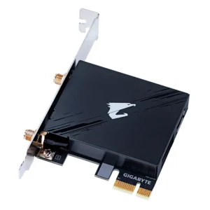 Безжична карта GIGABYTE AORUS WIFI 7 5800Mbps Bluetooth 5.3 продукт снимка отпред