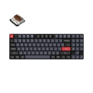 Клавиатура Keychron K13 Pro TKL Low Profile Gatheron Brown Switch снимка на продукта с видима механична конструкция