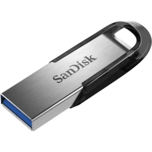 USB памет SanDisk Ultra Flair 128GB с метален корпус и USB 3.0 интерфейс на снимка продукт