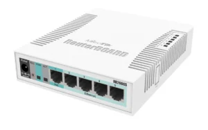 Суич MikroTik RB260GS CSS106-5G-1SR2 основна снимка на продукта с видими портове