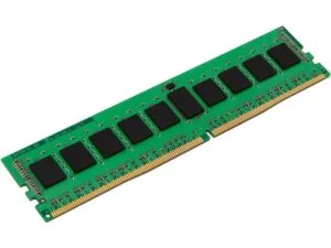 Памет Kingston 16GB DDR4 PC4-25600 3200MHz CL22 KVR32N22S8/16 продуктова снимка с видим дизайн и етикет