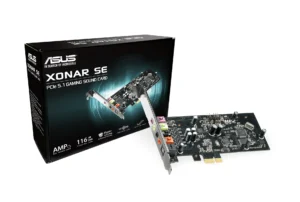 Звукова карта ASUS Xonar SE 5.1 Gaming Audio PCIe снимка на продукта отпред