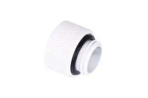 Удължител Alphacool Eiszapfen G1/4 външна към вътрешна резба бял продукт снимка отпред