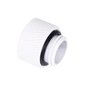Удължител Alphacool Eiszapfen G1/4 външна към вътрешна резба бял продукт снимка отпред