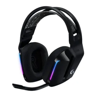 Геймърски слушалки Logitech G733 Lightspeed Wireless RGB Черни основен продукт снимка