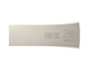 USB памет Samsung BAR Plus 256GB USB-A Сребриста основна снимка с метален корпус