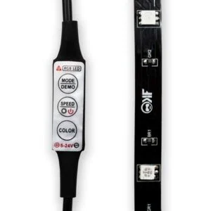 RGB лента KontrolFreek Gaming Lights Kit USB 3.6m демонстрира дължината на 3.6 метра