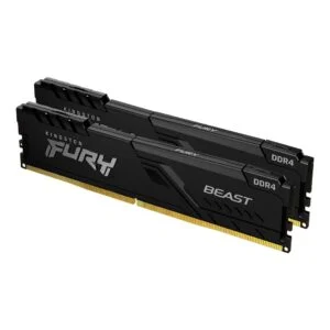 Памет Kingston FURY Beast Black 32GB DDR4 3200MHz продуктова снимка отпред
