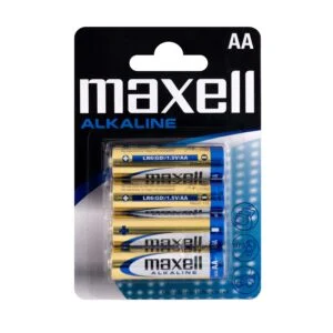 Алкална батерия MAXELL LR-6 /4 бр. в опаковка/ блистер1.5V снимка на продукта отпред