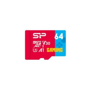 Карта памет Silicon Power Superior Gaming 64GB microSDHC Class 10 с SD адаптер продуктова снимка
