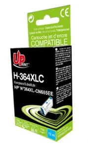 Мастилница UPRINT CN685 HP No364XL Cyan продуктова снимка за онлайн магазин