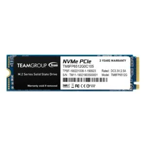 SSD Team Group MP33 M.2 2280 512GB PCI-e 3.0 x4 NVMe продукт снимка отпред