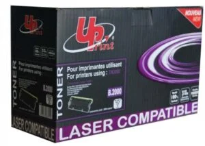 Тонер касета UPRINT TN350 TN2000 2005 TN2025 BROTHER Черен продукт снимка отпред