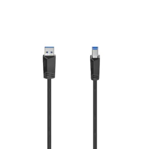 Кабел HAMA USB 3.0 -A мъжко -B мъжко 1.5 м 1 звезда продукт снимка отпред