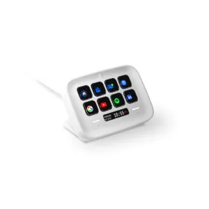 Elgato Stream Deck Neo продуктова снимка с видим контролер и бутони
