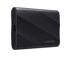 Външен SSD Samsung T9 USB 3.2 Gen 2x2 1TB USB-C Черен продукт снимка отпред