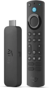 Мултимедиен плеър AMAZON Fire TV Stick Max Gen2 Wi-Fi 6 Alexa Черен продукт снимка отпред