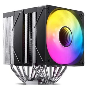 Охладител за процесора Jonsbo CR-3000 ARGB Black 2x120mm основна снимка с вентилатори