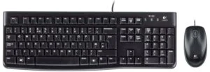 Kомплект клавиатура с мишка Logitech MK120 Черна основна продуктова снимка
