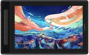 Графичен дисплей таблет HUION Kamvas Pro 13 13.3 инча преден изглед