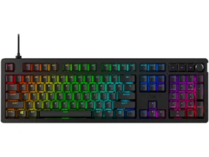 Геймърскa клавиатура HyperX Alloy Rise снимка отпред с видими клавиши и дизайн