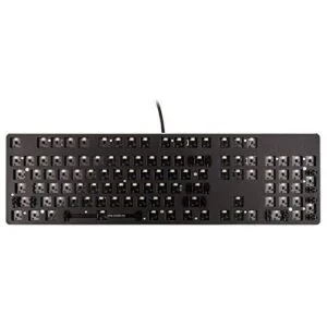 Геймърска механична клавиатура основа Glorious RGB GMMK ANSI Layout показва USB кабел за свързване