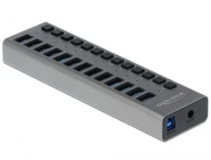 USB хъб Delock 13 x USB-A DELOCK-63738 продуктова снимка отпред