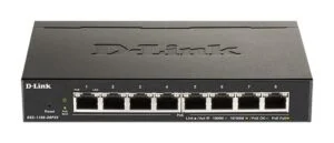 Суич D-Link DGS-1100-08PV2/E 8 портов PoE 10/100/1000 Gigabit Smart Switch основна продуктова снимка