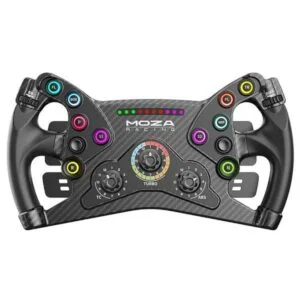 Волан MOZA KS GT Steering Wheel 30cm черен геймърски волан снимка отпред