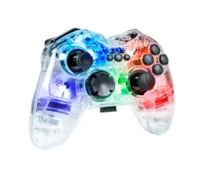 Безжичен геймпад NACON GC-200WL RGB снимка на продукта с прозрачен корпус и RGB осветление