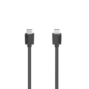 Кабел HAMA High-Speed HDMI мъжко - HDMI мъжко 4K 3м 18Gbit/s Ethernet Екраниран Черен продукт снимка отпред