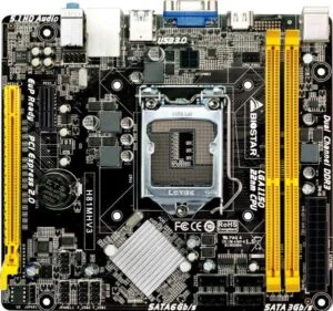 Дънна платка BIOSTAR H81MHV3 Intel H81 sock. 1150 Ver 7.3 продукт снимка отпред