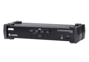 KVMP превключвател ATEN CS1824 4-портов 4K USB 3.0 HDMI Audio основен продукт снимка отпред
