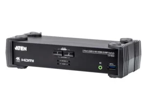 KVMP превключвател ATEN CS1822 2-портов 4K USB 3.0 HDMI Audio продукт снимка отпред