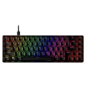 Геймърскa механична клавиатура HyperX Alloy Origins 65 Черен основен изглед отпред