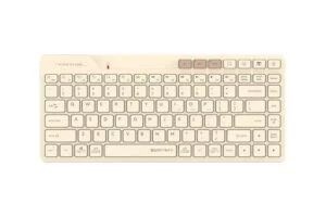 A4tech FBK26C AS Cafe Latte Fstyler безжичнa мини тиха клавиатура отпред
