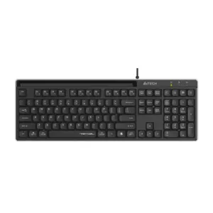 A4tech Fstyler FX72 Жична клавиатура ниско профилна черна основен изглед отпред