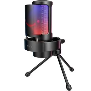 Настолен микрофон FIFINE A8V RGB - Black основен изглед на продукта